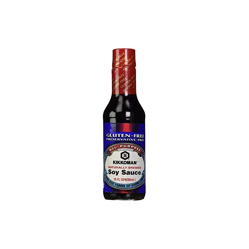 Kikkoman Soy Sauce, Gluten Free, 10 oz