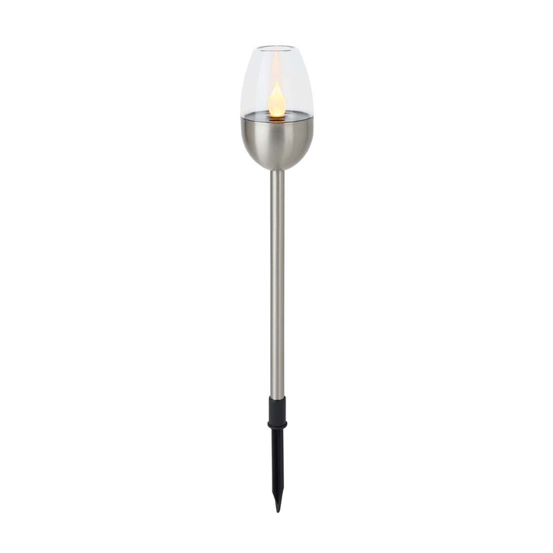 Dehner Flame Solar Light Set of 4 Diameter 6.1 cm
