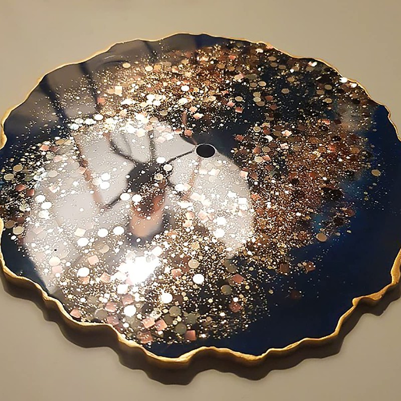 Hemway Resin Glitter Gold and Iridescent Mix 100g Mixed Chunky