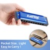 East top Blues Harmonica, Diatonic Harmonica Key of C 10