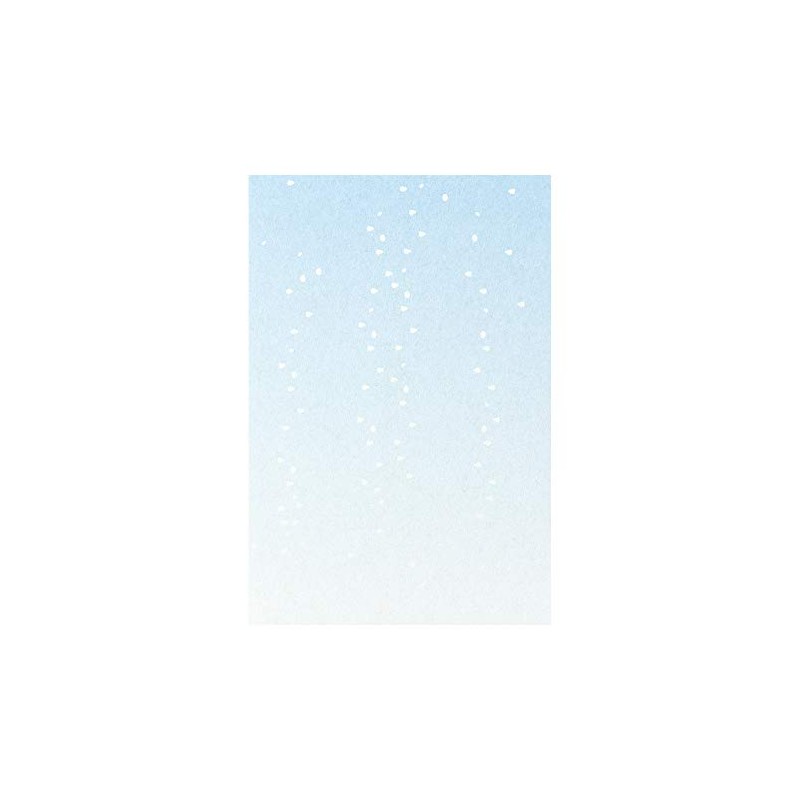 DESIGNPHIL 88159006 Midori Postcard, Flower Dust, Blue