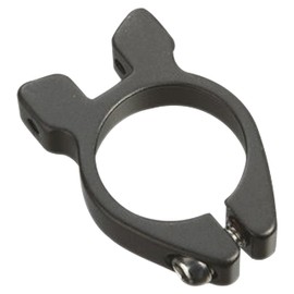 NOGUCHI Seat Clamp with Dowel Hole, 1.2 inches (31.8 mm), Black
