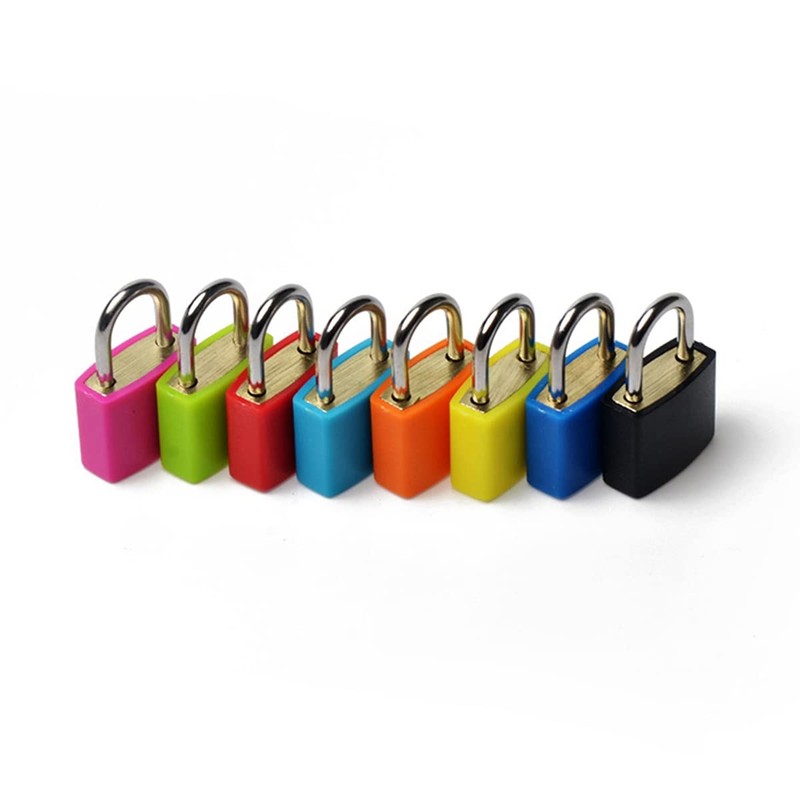 Mifrsnu 10 Pack Suitcase Locks Easy Carrying with Keys,Multicolor Small