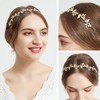 Ammei Headpiece Crystal Headband Bridal Tiara Flower Shape Women's Headpiece