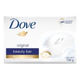 Jabón Barra Dove Blanco Individual Humectante 135