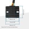GOOFIT 6 Pin DC Voltage Regulator Rectifier for 50cc 70cc