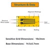 Cuidr Strain Gauge, 120ohm Foil Strain Gauge Sensor, Load Cell