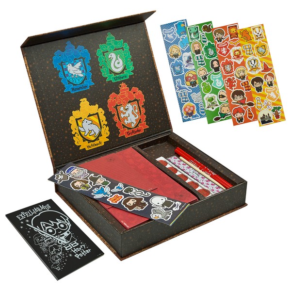 Harry Potter Scratch Art for Kids, Arts and Crafts for Kids with Paper Stickers and Tools