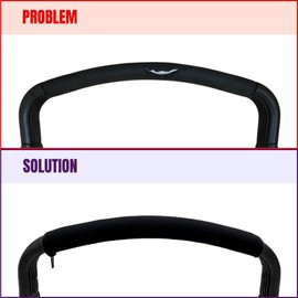 PROTEC TIF | Neoprene Carry Handle Fitted Covers compatible with Bugaboo Cameleon 3 and Buffalo | to Fit over The Original Rubber |