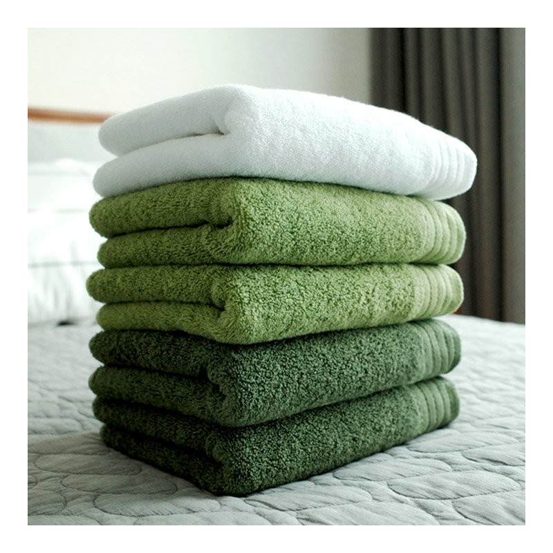 Shiraz 40 count combed yarn 190g hotel towel, white /