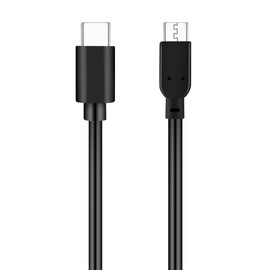 USB C to Micro USB Cable 2 FT (3-Pack), Flexible Micro USB to USB-C Cord, Supports Fast Charging & Data Sync, Compatible with MacBook Pro, Galaxy S7 S6, Kindle, Pixel 3 XL, 2 XL and Micro USB Devices