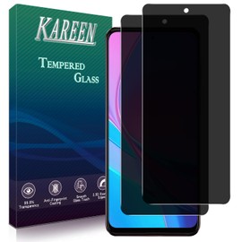 KAREEN 2 Pack Privacy Screen Protector for Motorola Moto G Stylus 5G 2023 Anti Spy Private Tempered Glass, Anti Scratch, Bubble Free