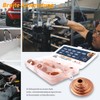 DIYoung 320pcs Copper Sealing Rings Assortment Flat Washers Set Locking