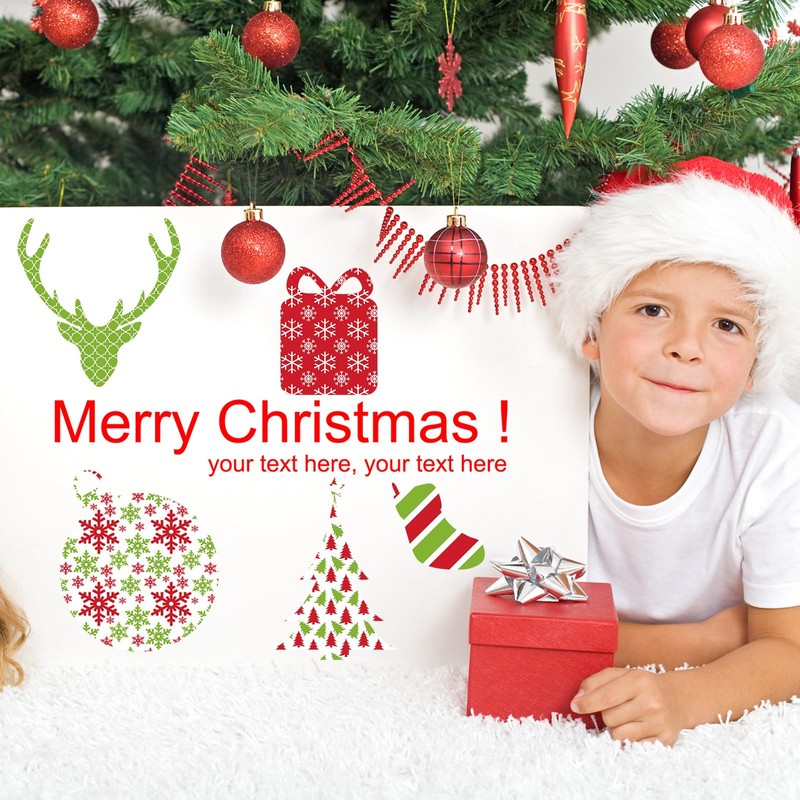 Christmas Pattern Paper Set DIY Craft Scrapbook Decor Scrapbook Specialty
