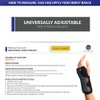 Champion Wrist Support Brace, Removable Motion Stabilizer Splint, Medum Support,