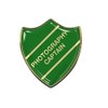 Photography Captain Gel Domed Green School Shield Badge