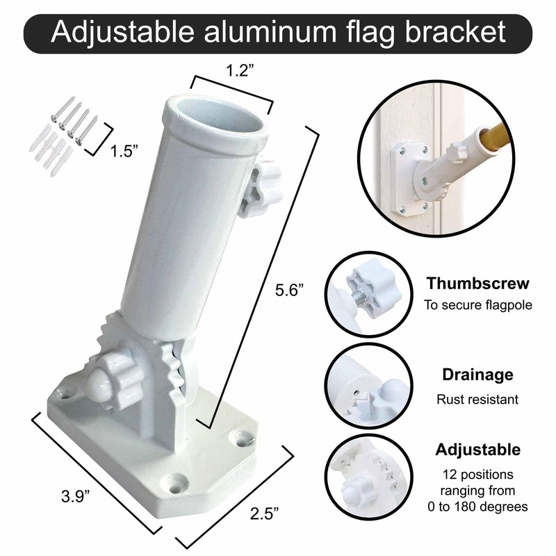 Kansas KU Jayhawks Big K Flag with Pole and Bracket