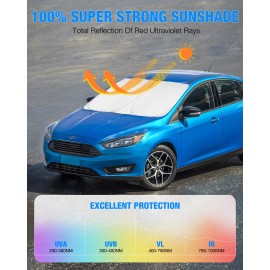 Neverland 58"*31" Car Windshield Front Window Sun Shade Cover Visors UV Foldable Protect 1