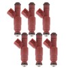 TOPAZ 6Pcs Fuel Injectors Replacement for Do-dge Da-kota Durango Ram
