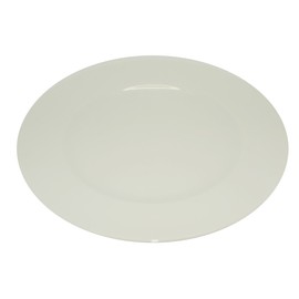 Uncup Bread Plate, White, Made in Italy, Approx. φ6.6 x 0.6 inches (16.8 x 1.5 cm)