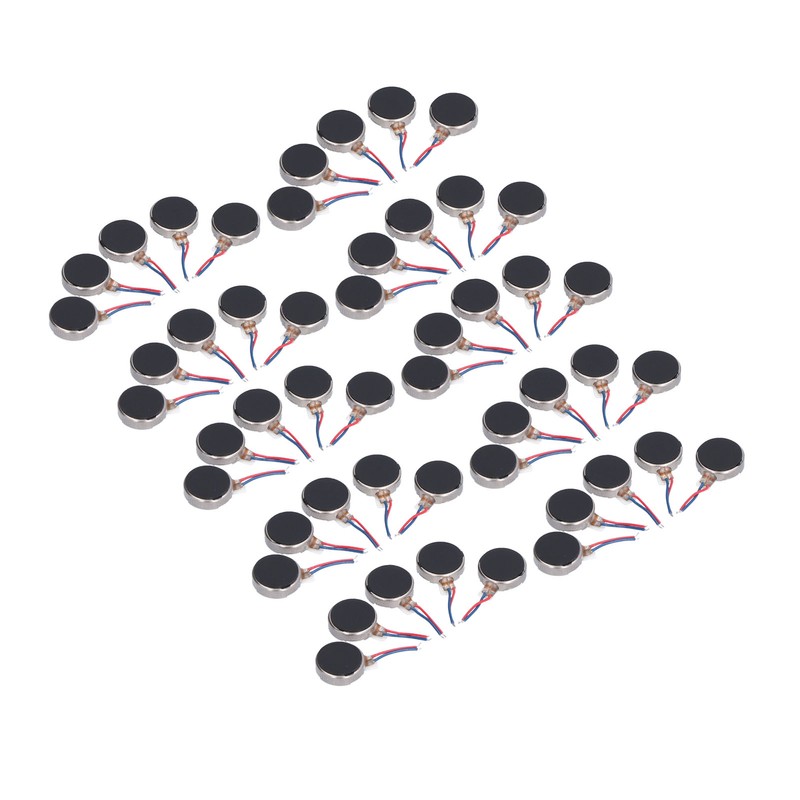 50Pcs Mini Vibration Motors DC 3V 10x2.7mm Anti Interference Small