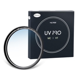 VILTROX 55mm MC UV Protection Filter 18 Multi-Layer Coatings UHD Camera Lens UV Filter, Ultra Hard Coating, Nano Coating, Hydrophobic, Scratch Resistant Ultra-Slim UV Filter for 55mm Camera Lens