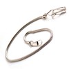 BOSHIYA Clip Pocket Watch Chain for Men Vintage Metal Alloy