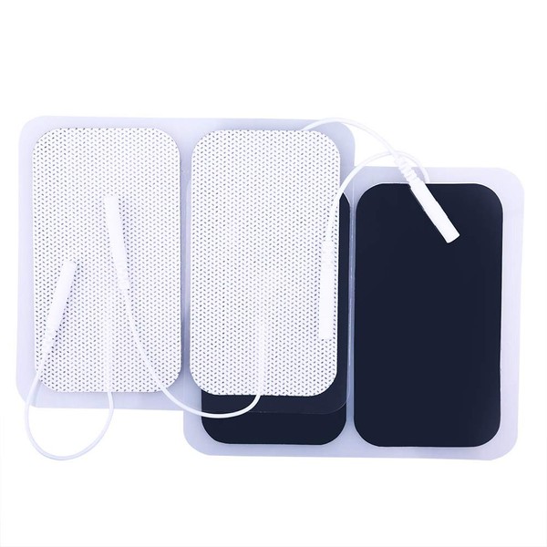 TENS Unit Replacement Pads, 40 Pcs 2" x 3.5" TENS Unit Pads, Large Rectangular Electrodes Pads for Electrotherapy EMS Massager