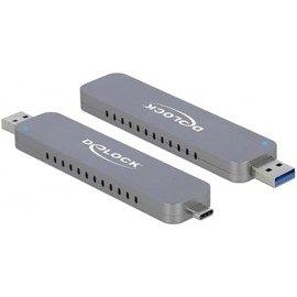DeLOCK External Enclosure for M.2 NVMe PCIe SSD with USB Type-C and Type-A Connector