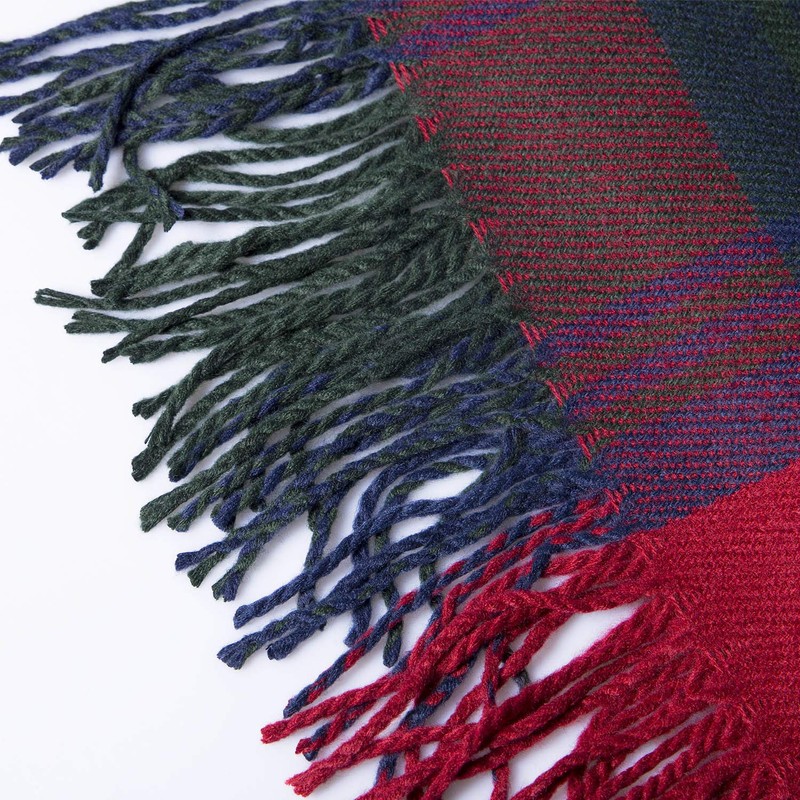 Winter Ladies Scarves Shawl Oversized Ladies Tartan Checked Scarf Blanket