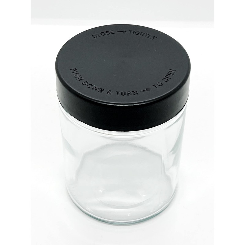 Skunkworx Packaging Child Resistant 18oz Glass Jar - One Jar,