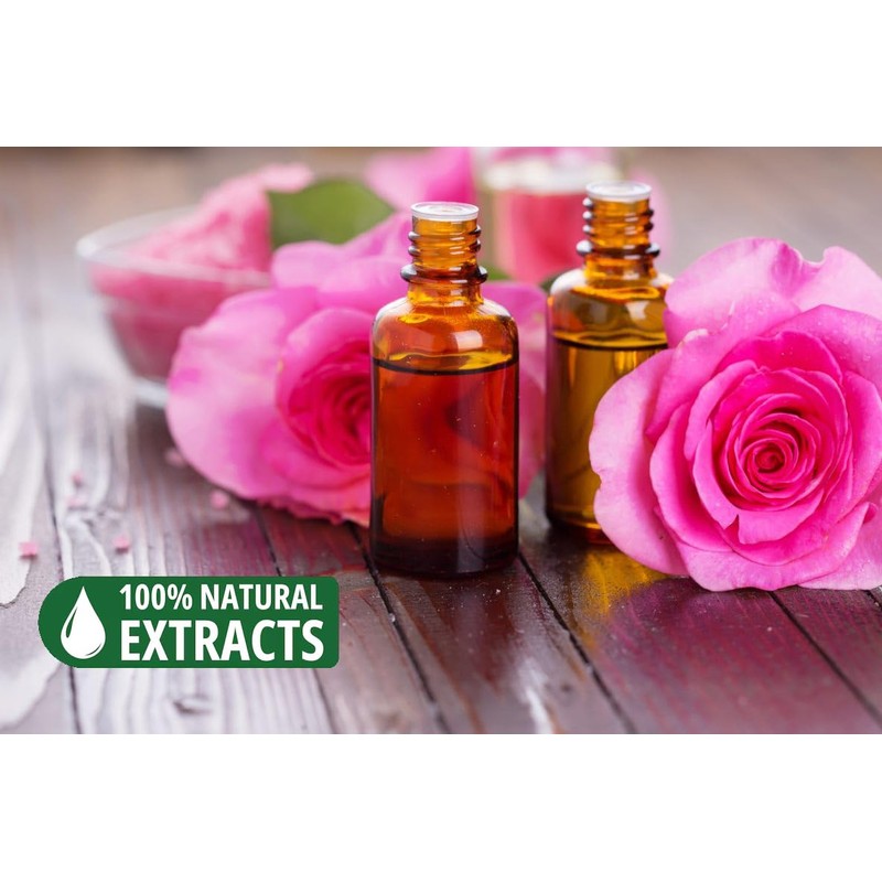 Bless-Rose-Incense-Sticks 100%-Natural-Handmade-Hand-Dipped Organic-Chemicals-Free For-Purification-Relaxation-Positivity-Yoga-Meditation The-Best-Woods-Scent (25 Sticks (40GM))