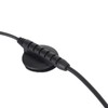 Motorbike Full Face Helmet Earpiece Mic 7.1mm Plug Two Way