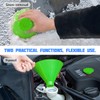 JNNJ 2 Pieces Round Ice Scraper, Windscreen Snow Remover, Car