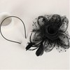 SAISI 5 Pack Black Fascinators Derby Hat for Women Tea