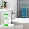 2 Minute Plastic Sand Timer Hourglass Sand Clock with Suction