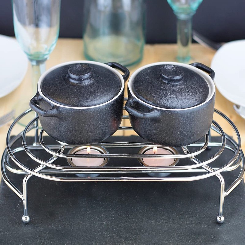 apollo THE HOUSEWARES BRAND Food Warmer, Oval, Perfect for Tabletop,