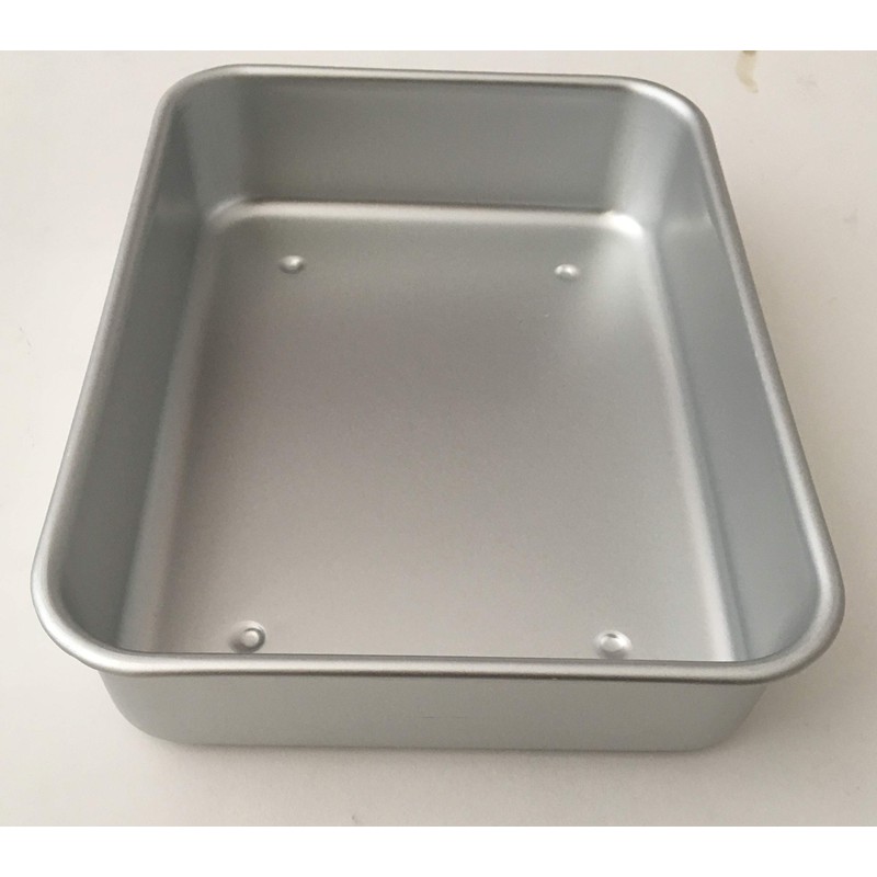 Taniguchi Metal 233133 Aluminum Storage Container with Lid, Shallow Type,