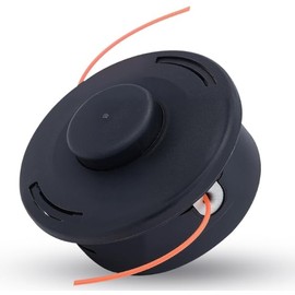 LOASCOTY Weed Eater Head, String Trimmer Head with Attached 0.095-Inch Trimmer Line, 10-Foot Spooled String Trimmer Line