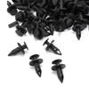 POPSTORE Set of 120 8mm Push-Type Automotive Clips Universal Plastic