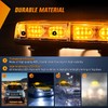 Nilight 12 Inch Roof Top Strobe Lights 48LED Hazard Light
