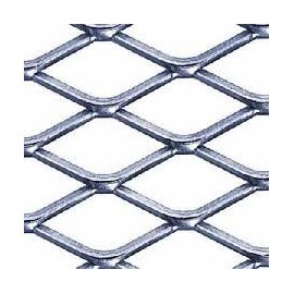 3/4" #9 304 Stainless Steel Expanded Sheet/Mesh, 24" x 24" x .100"