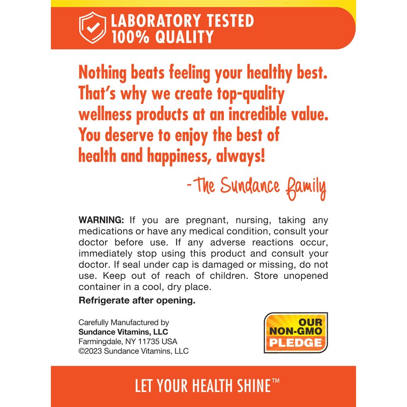 Sundance Probiotic-14 Complex | 3 Billion Active Cultures | 60
