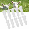 10pcs Lamb Special Nipple Teats Replacement Goats Sheep Cow Milk