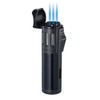 Visol Artemis Triple Torch Flame Butane Refillable Lighter (Shipped Without
