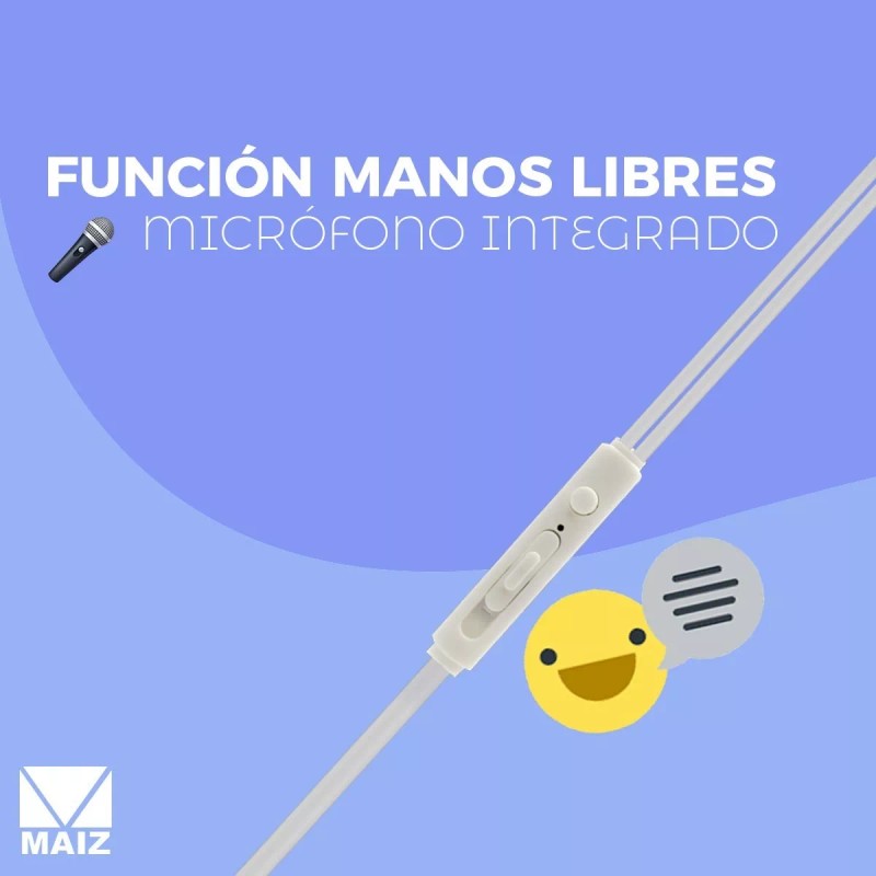 Maíz Audifonos Figura Emoji Oferta Mayoreo Paq 10pz Ej-039