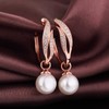 Pearl Earrings Pearl Drop Earrings for Women Silver Pearl Drop