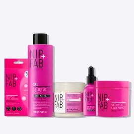 Nip + Fab Blemish Be Gone Regime Set | Salicylic Acid Fix | Detoxify, Smooth, Calm, Moisturise Skin | Hyaluronic Acid | Niacinamide
