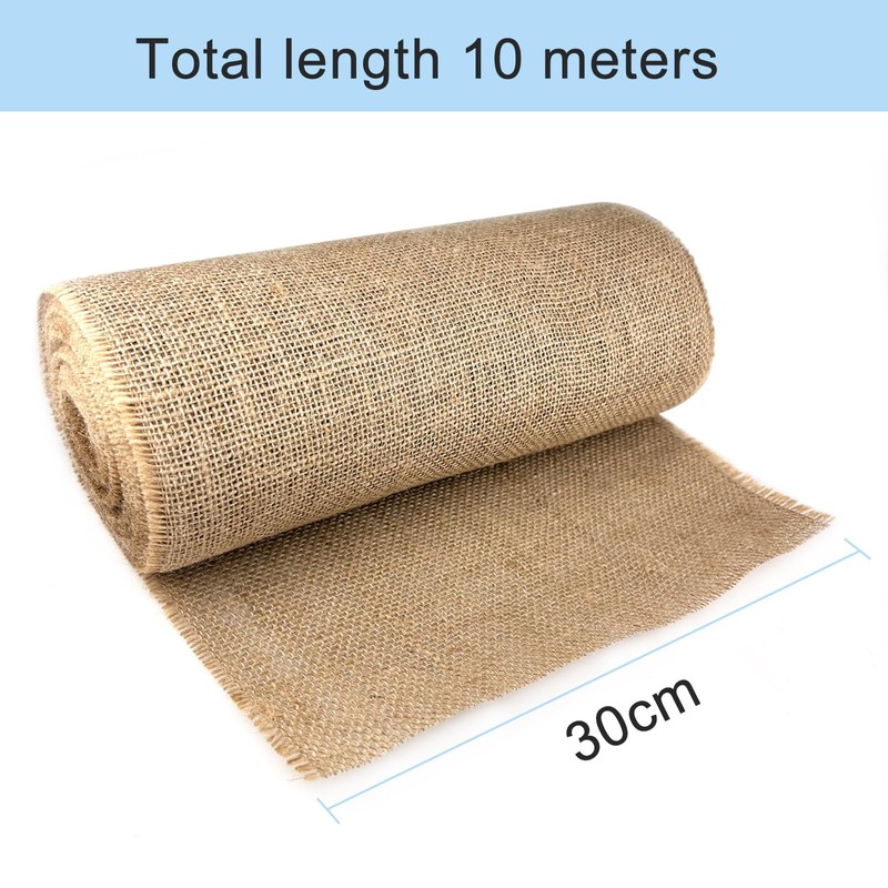 Nutabevr 30 cm x 10 m Jute Table Runner Roll