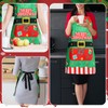 3pcs Christmas Aprons, Adjustable Christmas Baking Aprons for Women Adults